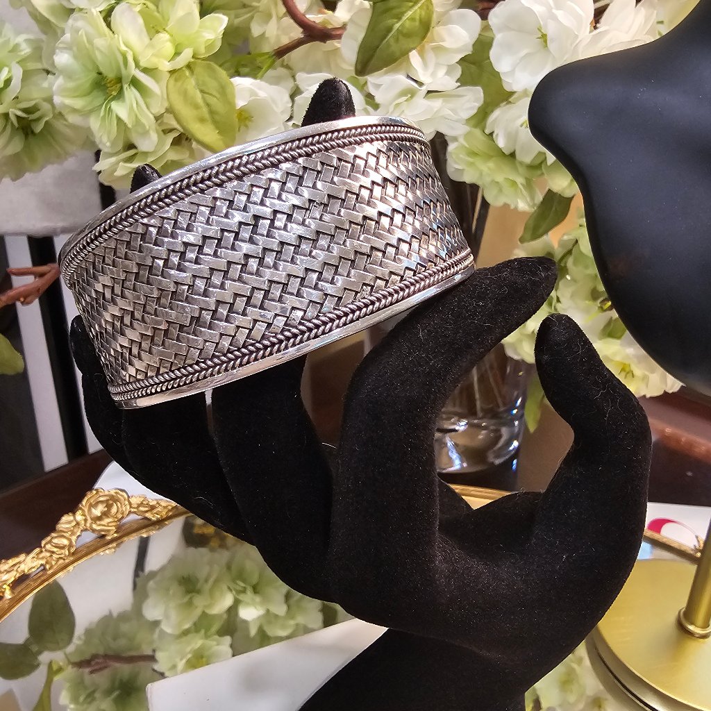 Sterling Silver,925 , Bracelet, 44 G , Hand Made